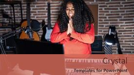  Presentation with forgiveness - Slide set with plus-size-hispanic-woman-playing background and a coral colored foreground