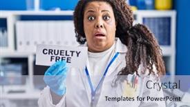  Presentation with cruelty - Slide deck having plus-size-hispanic-woman-working background and a lemonade colored foreground