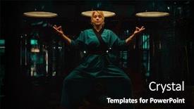  Presentation with kimono - Presentation design consisting of plus-size-vietnamese-woman background and a black colored foreground