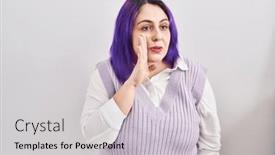  Presentation with talk - 