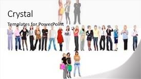  Presentation with plus size fashion model - Presentation with plus us background and a white colored foreground