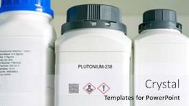  Presentation with hazardous - Slide deck enhanced with plutonium-238-plutonium-238-hazardous background and a white colored foreground