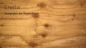  Presentation with wood wood grain - PPT theme enhanced with plywood-a-sheet-of-plywood background and a gold colored foreground