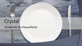  Presentation with clock gear idea - Slide set featuring pm - conceptual idea white plate background and a white colored foreground