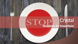  Presentation with white plate - PPT theme consisting of pm - conceptual idea white plate background and a red colored foreground