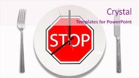  Presentation with clock gear idea - PPT layouts having pm - conceptual idea white plate background and a sky blue colored foreground