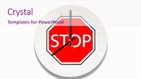  Presentation with clock gear idea - Amazing slide set having pm - conceptual idea white plate backdrop and a pink colored foreground