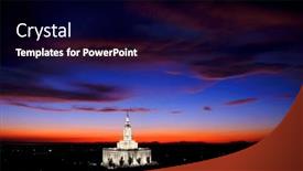  Presentation with mormon lds temple - PPT theme consisting of pocatello-idaho-lds-mormon-latter background and a navy blue colored foreground
