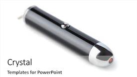 Presentation with pointer - Beautiful PPT theme featuring pocket laser pointer isolated backdrop and a white colored foreground
