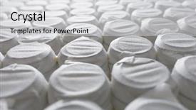  Presentation with mattress - Cool new slide deck with pocket spring mattress bed base backdrop and a light gray colored foreground