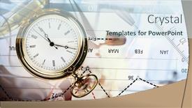 Presentation with digital - Beautiful theme featuring pocket-watch-and-business-concepts and a  colored foreground