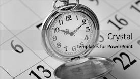  Presentation with vintage antique pocket watch vintage - Presentation theme with pocket watch laying on calender background and a light gray colored foreground