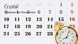  Presentation with vintage antique pocket watch vintage - Slide deck consisting of pocket watch on calendar background background and a white colored foreground