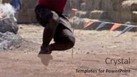  Presentation with walker - Colorful presentation theme enhanced with pocono-manor-pa-apr-28 backdrop and a coral colored foreground