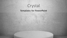  Presentation with concrete - Presentation theme featuring podium-on-floor-old-interior background and a light gray colored foreground