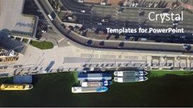  Presentation with ukraine - Slide deck consisting of podol-kiev-ukraine-aerial-view background and a dark gray colored foreground