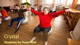  Presentation with gymnastics - Cool new presentation design with podporozhye-russia-july-5-day backdrop and a tawny brown colored foreground