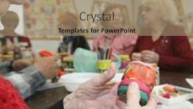  Presentation with occupational therapy - Slides having podporozhye-russia-june-4-day background and a coral colored foreground