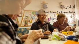  Presentation with occupational therapy - Presentation having podporozhye-russia-may-4-day background and a coral colored foreground