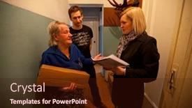  Presentation with veterans day - Presentation theme with podporozhye-russia-may-5 background and a wine colored foreground