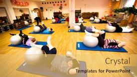  Presentation with elderly health - Audience pleasing presentation consisting of podporozhye-russia-october-11-day backdrop and a yellow colored foreground