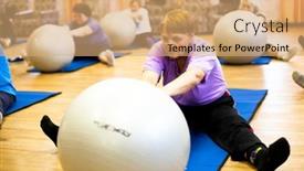  Presentation with elderly health - Presentation design with podporozhye-russia-october-11-day background and a coral colored foreground