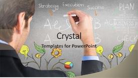 Presentation with chalk board - Audience pleasing PPT theme consisting of point point b - digital composite of man holding backdrop and a soft green colored foreground