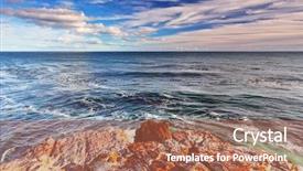  Presentation with africa continent - Cool new PPT theme with point of the african continent backdrop and a red colored foreground