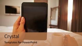  Presentation with point of view - Slides enhanced with wakeapp - point of view image background and a coral colored foreground