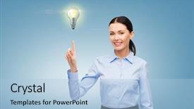  Presentation with business communication - Audience pleasing PPT theme consisting of glory god - sonoran desert of phoenix backdrop and a tawny brown colored foreground.