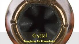  Presentation with 7 point bullet list - Presentation having point tip of a bullet background and a tawny brown colored foreground