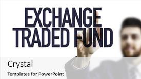  Presentation with business - Audience pleasing presentation design consisting of pointing the text exchange trade backdrop and a white colored foreground