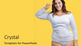  Presentation with great idea - Audience pleasing PPT theme consisting of pointing to head with one backdrop and a  colored foreground