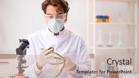  Presentation with drug poison - Audience pleasing PPT theme consisting of poison from snake for drug backdrop and a soft green colored foreground