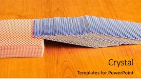  Presentation with poker - Beautiful presentation featuring poker cards backdrop and a gold colored foreground