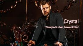  Presentation with playing cards - Audience pleasing theme consisting of poker in a casino gambling backdrop and a wine colored foreground