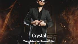  Presentation with roulette - Slide deck having poker in a casino gambling background and a dark gray colored foreground