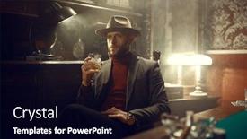  Presentation with casino - Slides having poker-player-drinks-whiskey background and a black colored foreground