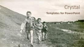  Presentation with children running - 