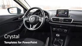  Presentation with corporation - PPT theme featuring poland-february-11-2018-black background and a dark gray colored foreground