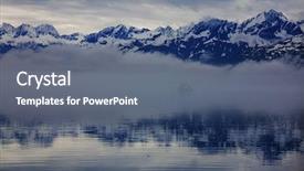  Presentation with united states - Theme having polar region - landscapes of alaska united states background and a  colored foreground