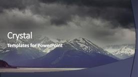  Presentation with united states unity - Amazing slide set having polar region - landscapes of alaska united states backdrop and a gray colored foreground