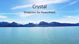  Presentation with united states - Slides enhanced with polar region - landscapes of alaska united states background and a light blue colored foreground