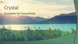  Presentation with united states - Colorful slide set enhanced with polar region - landscapes of alaska united states backdrop and a  colored foreground