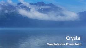  Presentation with united states - Colorful slide deck enhanced with polar region - landscapes of alaska united states backdrop and a  colored foreground