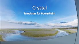  Presentation with united states - Cool new theme with polar region - landscapes of alaska united states backdrop and a  colored foreground