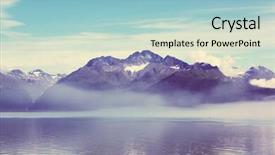  Presentation with united states unity - Amazing presentation theme having polar region - landscapes of alaska united states backdrop and a  colored foreground