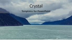  Presentation with united states unity - PPT layouts consisting of polar region - landscapes of alaska united states background and a  colored foreground