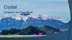  Presentation with united states unity - Amazing slide deck having polar region - landscapes of alaska united states backdrop and a  colored foreground