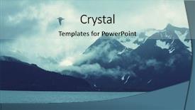  Presentation with united states - PPT layouts consisting of polar region - landscapes of alaska united states background and a lemonade colored foreground